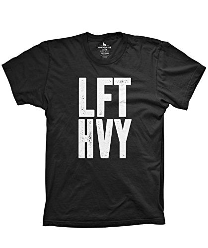 Lift Heavy Funny LFT HVY Abbreviation Texting Shirts Workout Gear