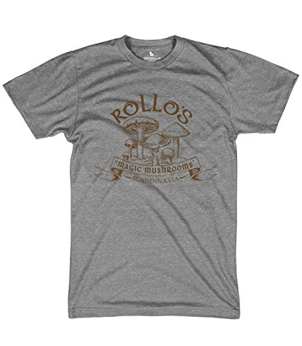 Rollos magic mushrooms tshirt funny shirts vikings shirt