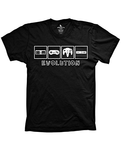 Evolution of Gaming Tshirt Funny Video Game Shirt