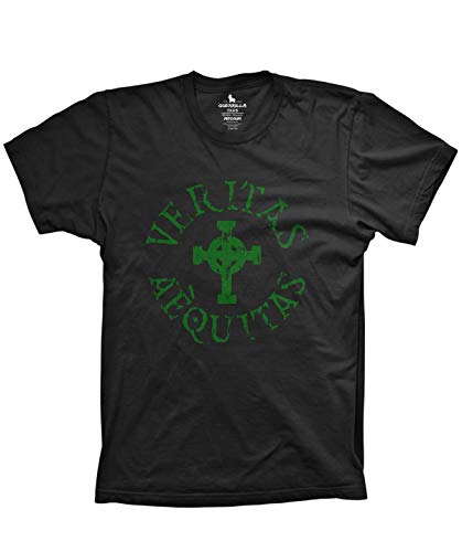 Guerrilla Tees Veritas Aequitas tshirt Irish shirt funny tshirt movie tee