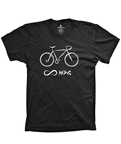 Infinite MPG funny tshirts bicycle cycling hipster shirt