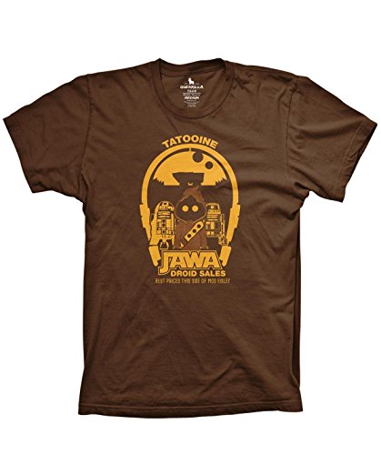 Tatooine Droid Sales jawa Movie tees Funny Shirts