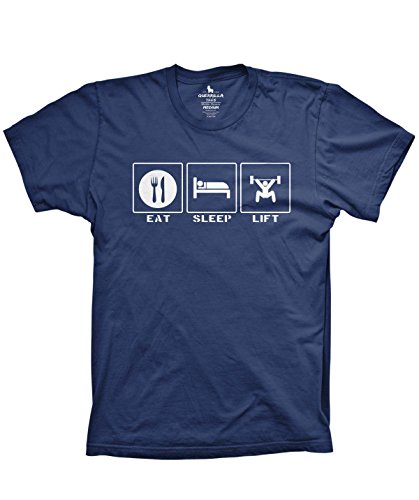 Eat Sleep Lift shirt weightlifting tshirts workout gear