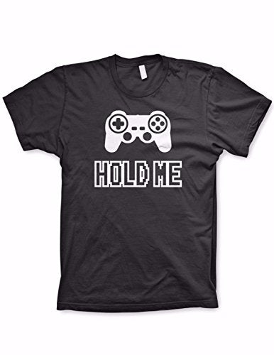 Kid's Hold me video game controller shirt funny tshirts graphic gaming shirt