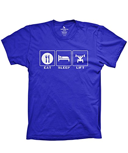 Eat Sleep Lift shirt weightlifting tshirts workout gear