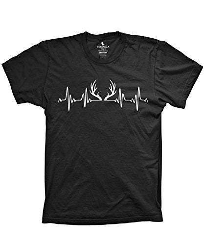 Deer Hunting Shirts Heart of a Hunter Tshirt Funny Outdoor tees Hunting and Fishing