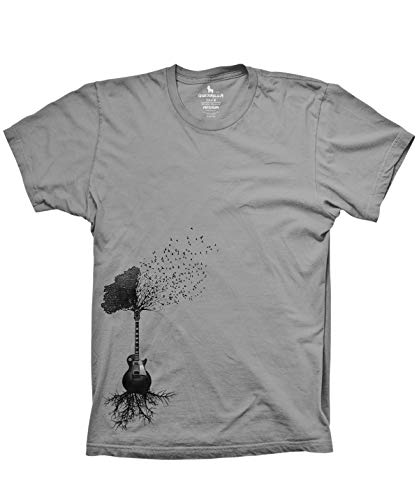 Guitar Tree Shirt Funny Rock and roll Graphic tees