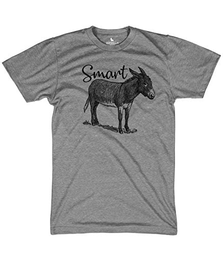 Smart Funny Donkey Bull Shirt Graphic Offensive tees