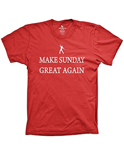 Make Sunday Great Again Funny Golf Shirt Donald Trump Parody Tshirts