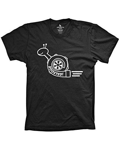 Boosted tshirt turbo charger graphic snail jdm boost shirt