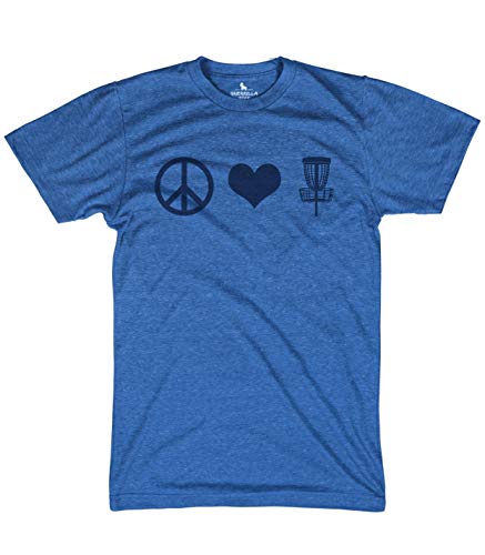 Disc Golf Tshirts Funny Peace Love disc Golf Graphic Outdoor Sports Tshirts Comfortable Summer Shirt