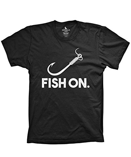 Fish on Shirt Funny Fishing and Hunting Shirts