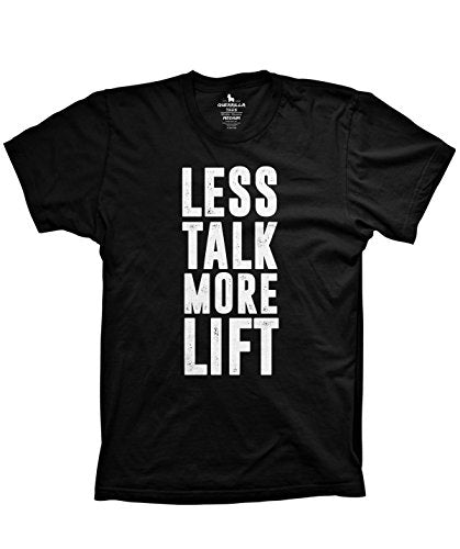 Less Talk More Lift Shirt Workout Gear Funny Weightlifting Tshirts Comfy tees