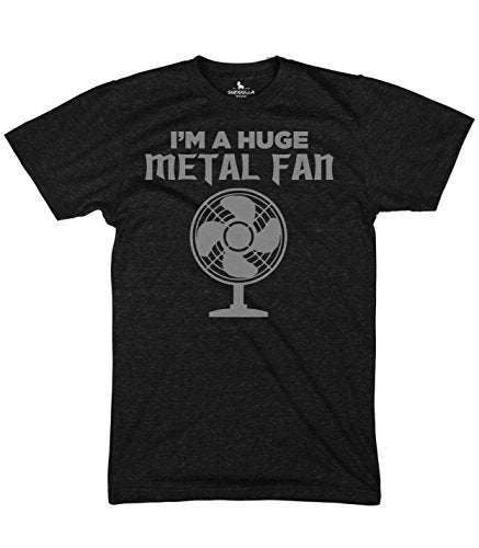 I'm a Huge Metal Fan Shirt Graphic Rock and roll Metal Music Shirt Guitars Drums