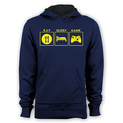 Eat Sleep Game hoodie funny video game hooded sweatshirt