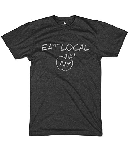 Eat Local NY Shirt York Organic Eating Fitness Shirt