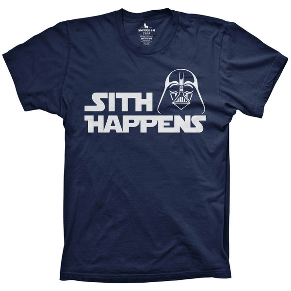 Guerrilla Tees Sith Happens Shirt Funny Shirts Jedi Tshirt