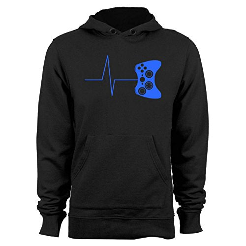 Guerrilla Tees Heartbeat of a gamer hoodie funny gaming sweatshirts video game hoodies graphic hoody