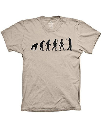 Evolution of Golf Funny Tshirts Evolve Shirt