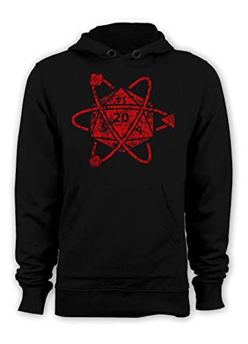 Guerrilla Tees D20 atom hoody funny tshirts dice game table top D&D hoody