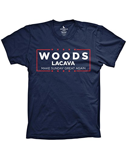 Guerrilla Tees Woods Lacava Golf Shirt Make Sunday Great Again Funny Golf Tshirts