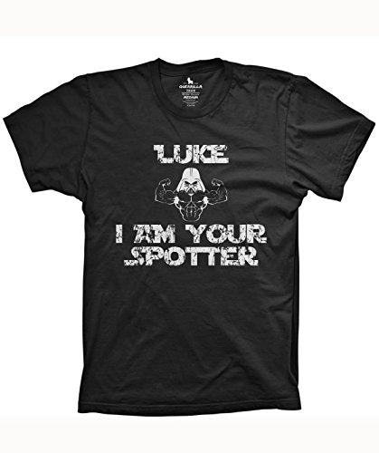 Luke I am Your Spotter Shirt Funny Weightlifting Shirts Movie Parody tees