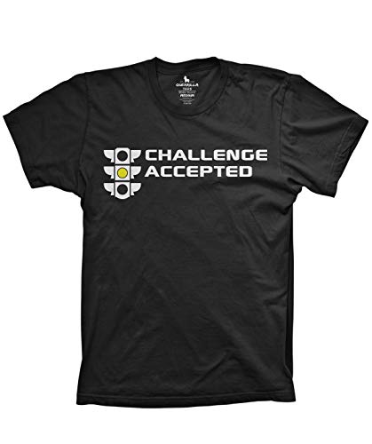 Guerrilla Tees Challenge Accepted Funny Racing Stop Light Turbo Shirt